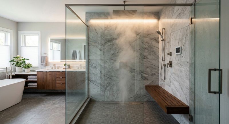 Granite Shower Installation in Ellijay, GA