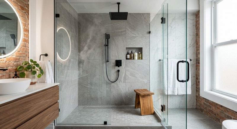 Shower Enlargement in Suches, GA